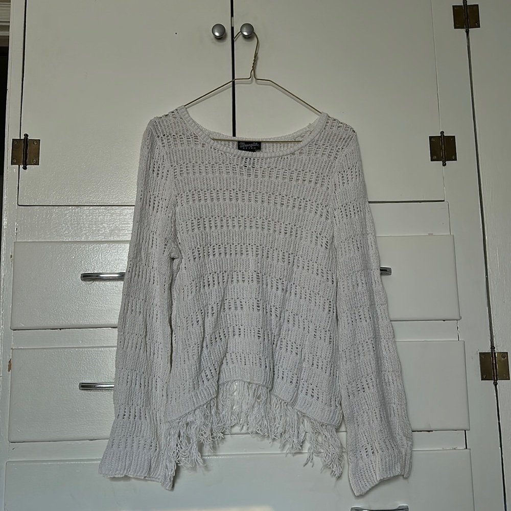 Adorable WRANGLER see-through long sleeve!